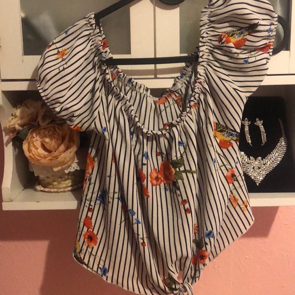 Off the shoulder shirt